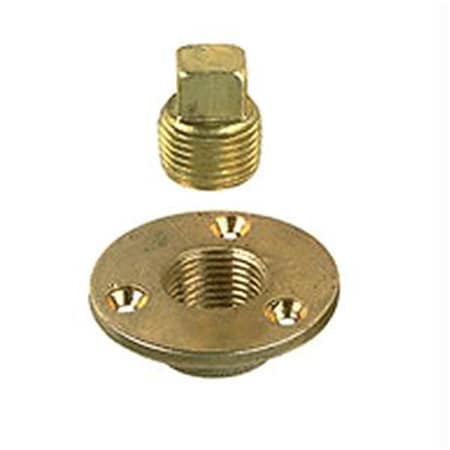 Superjock Garboard Drain Plug Assy Cast Bronze/Brass MADE IN THE USA SU2560304